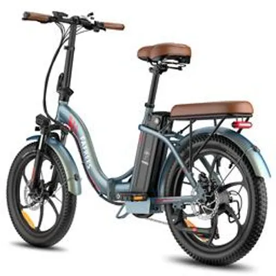 Immagine prodotto di F20Pro 20 pollici bicicletta elettrica pieghevole, 250W 36V 20AH batteria con super capacità, Shimano 7S, 20"*3.0 Fat Tire verde