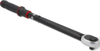 Produktbild von STIER Drehmomentschlüssel Premium+, Umschaltknarre mit 1/2 Zoll Aufnahme, Anzugsmoment: 40 - 200 Nm, Links- und Rechtsanzug, Sichtfenster für Drehmomenteinstellung am Griff