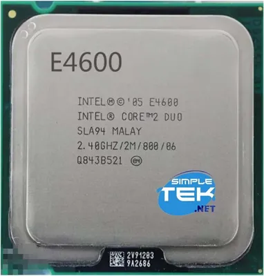 Obrázok produktu pre Procesor Intel Pentium E4600, 2,40 GHz, Socket T, LGA775, CPU