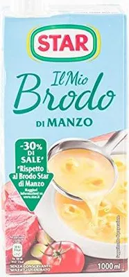 Produktbild von Star brodo Manzo Brühe Flüssigkeit Rindfleisch Fertiggerichte 1Lt -30% Salz