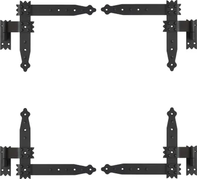 Produktbild von Winkelband Fensterladen Fensterband 250 x 225 Winkelscharniere Mittelband - Auswahl: 4 Teile