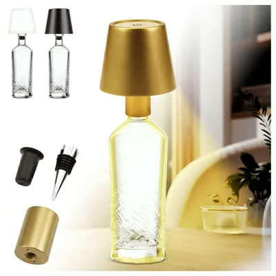 Image de AddLiving 3237 AddLiving LED Flaschenleuchte Gold