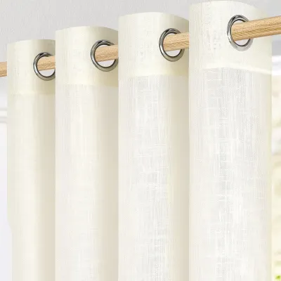 Immagine prodotto di Set di 2 tende per finestra in crema, dimensioni 230 x 140 cm