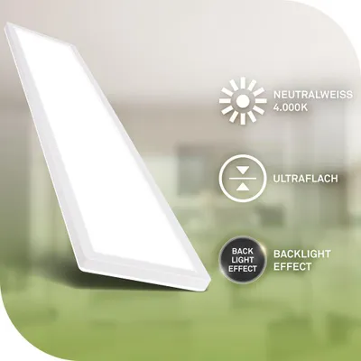 Obrázek produktu pro LED stropní svítidlo Stropní svítidlo LED panel s EEK A světelným zdrojem* Ploché podsvícení