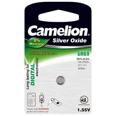Obrázok produktu pre Batéria Camelion SR69 Silver Oxide 1 kus - Batéria