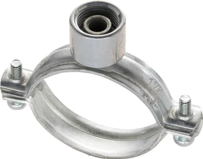 Produktbild von 2 Stück - Schraubrohrschelle 1" 4fach Anschluss mittelschwere Ausführung ohne Einlage : 31-37 mm Größe: 31-37 mm