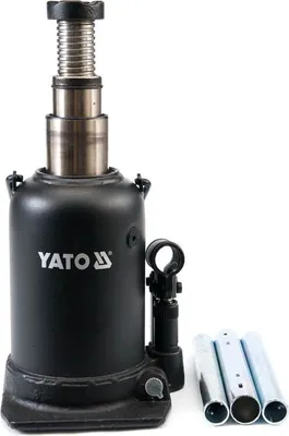 Zdjęcie produktu dla Yato YT-1715, Uniwersalne, 12000 kg, Podnośnik hydrauliczny, 23,5 cm, 59 cm, Czarny
