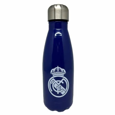 Produktbild von Real Madrid Edelstahl Trinkflasche 550ml Blau