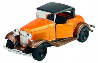 Obrázok produktu pre Welly Ford Model A Roadster Kovový model auta Oranžový 1:34