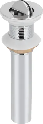 Imagen del producto de Tapón para desagüe de lavabo de baño, antiatascos, tipo "pop-up", con cubierta protectora y sin orificio de desbordamiento