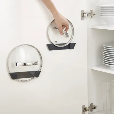 Productafbeelding van Joseph Joseph CupboardStore set van 4 dekselhouders, grijs
