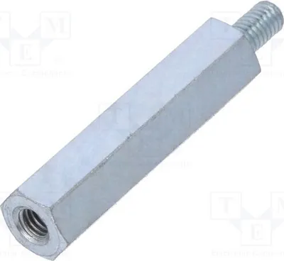 Produktbild von 10x Distanzmuffe mit Gewinde Innengew: M3 25mm Außengew: M3   225X25 Distanzelement