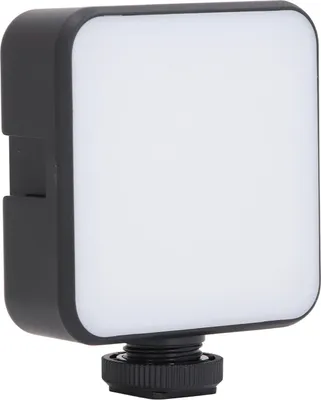 Produktbild von LED-Videoleuchte, 2500 bis 9000 K, tragbare Fotobeleuchtung für die Kamera, mit 3 Kaltschuhhalterungen, 1/4-Zoll-Schraubenloch für Vlogging-Aufnahmen