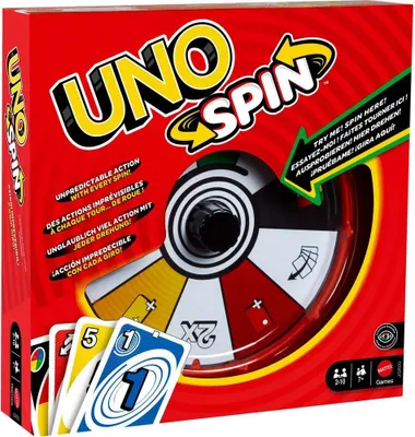 Image de UNO Jeu de cartes à plateau tournant, 2 à 10 joueurs