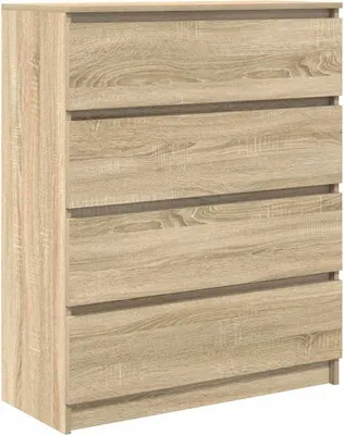 Produktbild von Sideboard Sonoma-Eiche 80x35x99 cm Holzwerkstoff