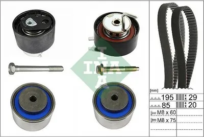 Produktbild von INA 530 0764 10 Zahnriemensatz für CITROËN C5 III Kombi (RW)