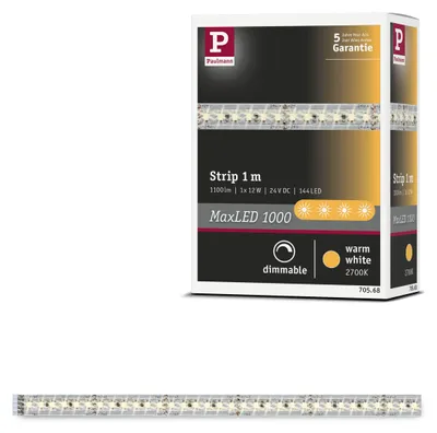 Image de Paulmann MaxLED 1000 : Extension de ruban LED, lumière blanche chaude