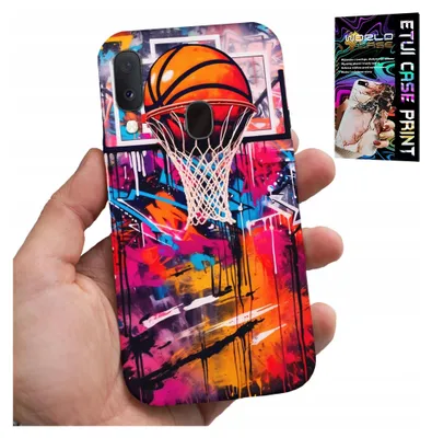 Image de Étui Pour Samsung Galaxy A20E - Basketball Nba Street Graffiti Basket Fan