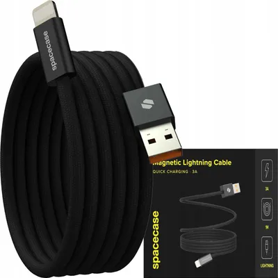 Productafbeelding van Spacecase Magnetische Lightning-kabel, 1 meter, 12W
