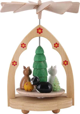 Produktbild von 1-stöckiges Wärmespiel Katzen (10cm) von Richard Glässer