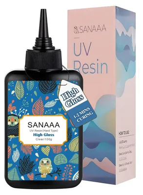 Produktbild von UV-Resin - Hochglanz und transparent - Für Schmuckherstellung - 100g