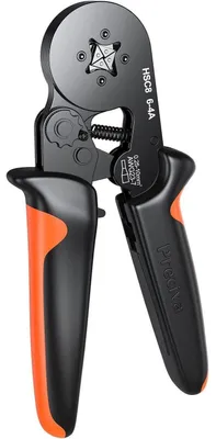 Productafbeelding van Krimptang voor adereindhulzen, geschikt voor draden van 0,25-10mm². Vierkante krimptang/persklem voor geïsoleerde en ongeïsoleerde adereindhulzen