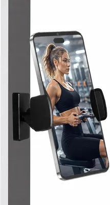 Obrázok produktu pre Magnetický držiak na telefón, otočný o 360°, vhodný na fitness zariadenia, držiak na smartfón