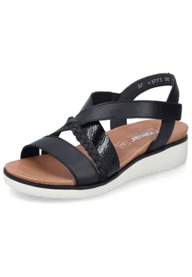 Produktbild von Rieker Keilsandaletten Damen 31383033373331 Schwarz 36 EU