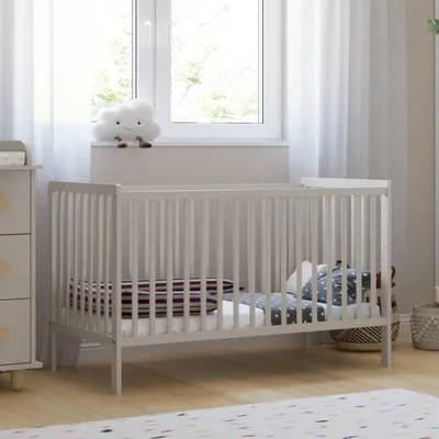 Obrázek produktu pro ZEE LUMI Kašmír dětská postýlka 120×60 cm 2v1 se zábranou, borovicové dřevo, výškově nastavitelná, EN 716, juniorská postel