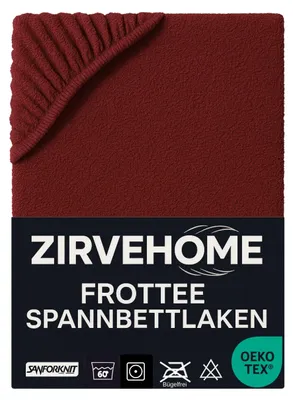 Image de Housse de matelas en molleton, 90 x 200 cm ou 100 x 200 cm, couleur bordeaux