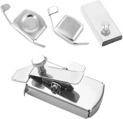 Produktbild von 4 Stück Magnetische Nahtführung für Nähmaschine Nahtführung Nähmaschine Magnetischer Nahtführer Nähzubehör für Nähmaschine Hilfswerkzeuge Multifunktionale Nähmaschinenmessung für Universal Nähmaschine