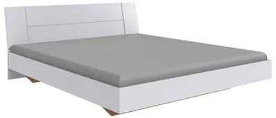 Productafbeelding van Dubbelbed Kreta, futonbed, 180x200 cm, kleur naar keuze, zwevend design