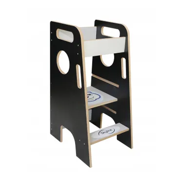Produktbild von Skyline Steh und Lernturm Baby ab 1 Jahr Montessori Learning Tower Tritthocker Kinder Kitchen Helper Kinderhochstühle