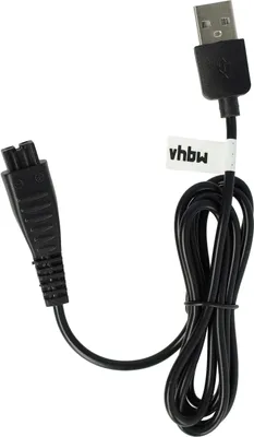 Produktbild von vhbw Ladekabel kompatibel mit Panasonic ES-ST21, ES-RT87, ES-RT67, ES-RT53 Rasierer - Netzkabel, 13,3 cm