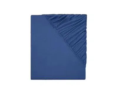 Produktbild von LIVARNO HOME Spannbettlaken Bettlaken Spannbetttuch , 140-160 x 200 cm, blau