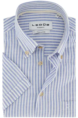 Produktbild von Blau gestreiftes Hemd Ledub Modern Fit