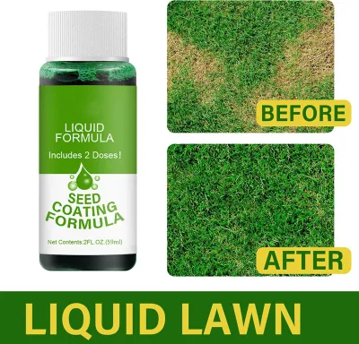 Obrázek produktu pro 2 balení Trávník Tekutý prostředek pro ozelenění zahrady Home Garden Courtyard