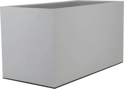 Image de Bac Pot de fleurs Double Parois effet Granit - Rectangle 40x80cm 85L - Ton pierre naturelle - Fabrication Française