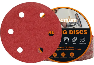 Obrázek produktu pro 30 kusů brusného papíru, rozměr 225 mm, suchý zip, zrnitost 120