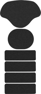 Produktbild von INF Schuhreparaturflicken für Ferse und Seite, Polyester, 2er-Set Schwarz