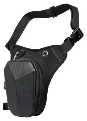 Produktbild von Oberschenkeltasche Beintasche für Herren Damen Schwarz Polyester Kunstleder