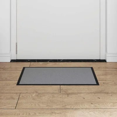 Produktbild von Graue Schmutzfangmatte aus Polypropylen 40x60 cm, rutschfest und saugfähig