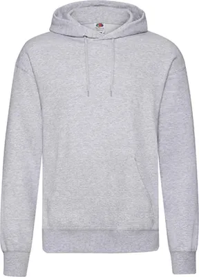Produktbild von Fruit of the Loom 62-208-0 | Classic Hooded Sweat - Farbe: Heather Grey - Größe: XL