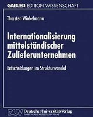 Obrázek produktu pro Internationalisierung mittelständischer Zulieferunternehmen