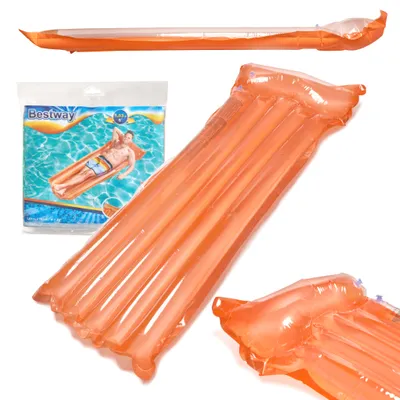 Produktbild von Bestway Aufblasbare Strandmatratze Zum Schwimmen, Für Den Pool, Orange