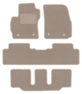 Immagine prodotto di Tappetini in moquette per Mazda Premacy II 2005-2010 (7 posti) – set 4 pezzi, beige, su misura – Wielganizator LUX