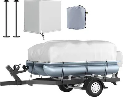 Produktbild von Famanu Pontonbootabdeckung 600D Oxford - 5,18-6,1 m