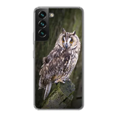 Produktbild von MuchoWow® Handyhülle Schutzhülle Hülle für Samsung Galaxy S22 Eule - Nahaufnahme - Baum Silikon Softcase Handy Hülle - Mobiltelefonhülle