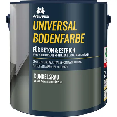Produktbild von Avenarius 2,5L Bodenfarbe Dunkelgrau