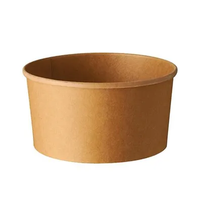 Produktbild von Papstar Salatschalen To Go aus Pappe "pure" rund 1000 ml braun 6 x 50 Stück